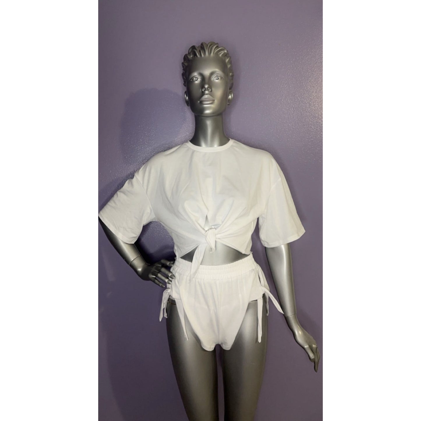 Two Piece Bandage Short Set